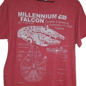 Star Wars Millennium Falcon Tee Size L